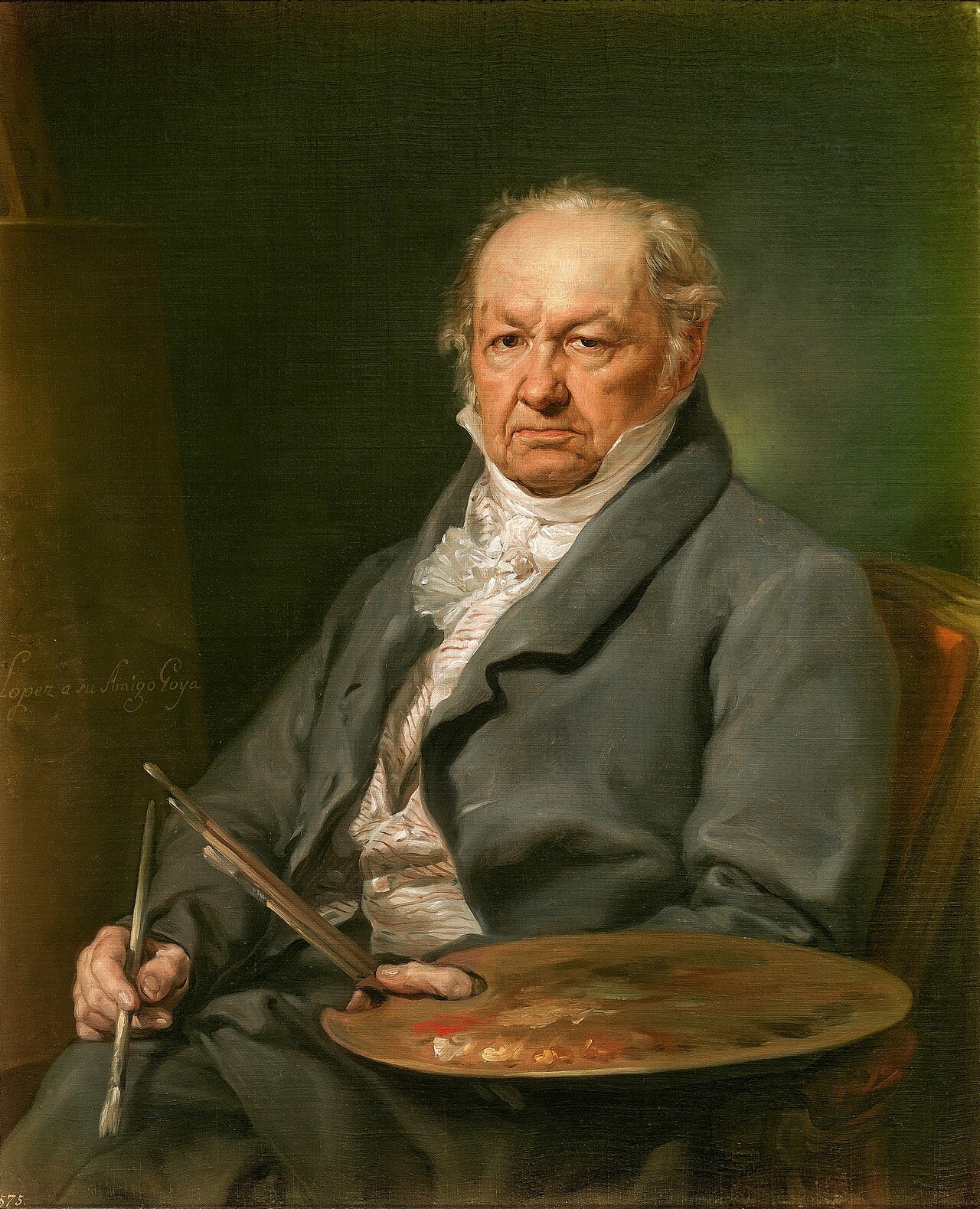 Portrait de Francisco de Goya par Vicente López Portaña